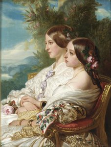 Queen Victoria and Her Cousin, the Duchess of Nemours