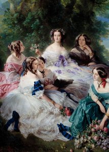 The Empress Eugenie in 1855 Surrounded by the Ladies of Honor by Franz Xaver Winterhalter