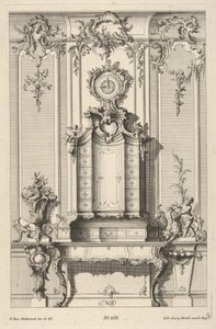 Wall Elevation with a Secretaire, from 