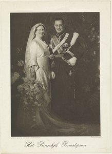 Portrait of Juliana, Queen of the Netherlands, and Bernhard of Lippe-Biesterfeld