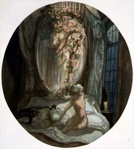 Woman on a Bed by Franz von Bayros (1866 1924)