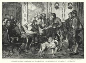 Andreas Hofer Receiving the Presents of the Emperor of Austria at Innsbruck