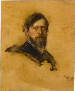 Portrait of Böcklin by Franz von Lenbach