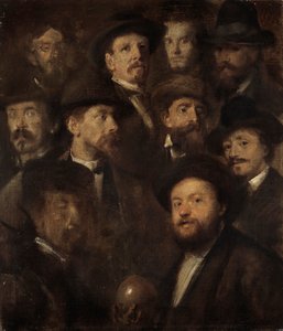 Bowling Society – Ten Artist Portraits by Franz von Lenbach