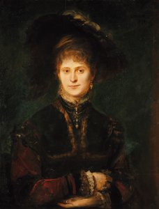Magdalena Plach (?) by Franz von Lenbach