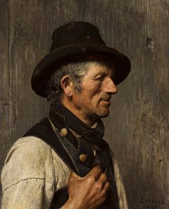 Portrait of a peasant in a hat – Fisherman