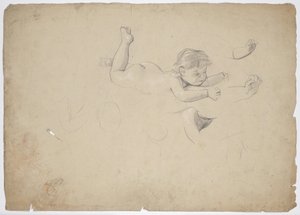 Study of a Reclining Child