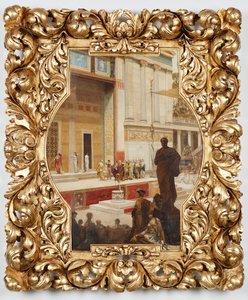 The Dionysus Theater in Athens. Design for the Ceiling Painting in the Staircase of the Vienna Burgtheater