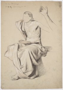 Figure Study for the Ceiling Painting 