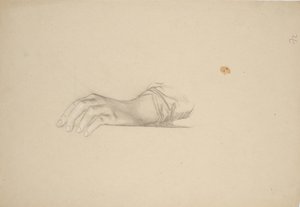 Hand Study by Franz von Matsch