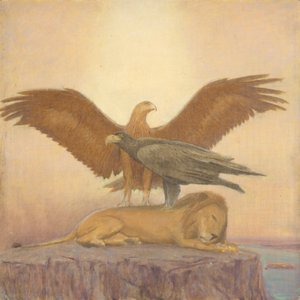 Animal Study by Franz von Matsch