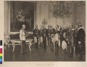 Visitation of the German Prince of the Federations on 8th May 1908 in Castle Schoenbrunn by Franz von Matsch