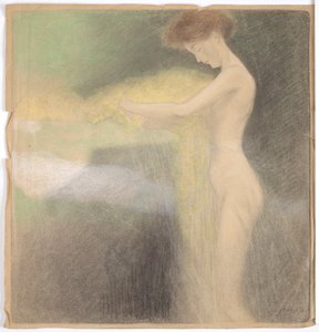Female Nude with Outstretched Hands to the Left