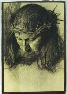 Head of Christ by Franz von Stuck