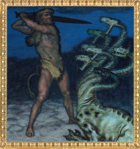 Hercules and Hydra by Franz von Stuck
