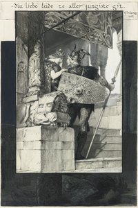 Sigfried and Kriemhild by Franz von Stuck