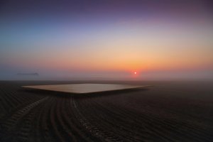 Misty Horizon Sunrise by Franziskus Pfleghart