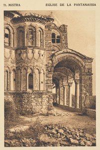 Mistra. Church of the Pantanassa by Frédéric Boissonnas