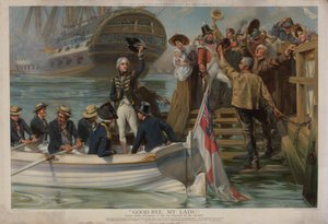 Nelson Leaving Portsmouth to Sail for Trafalgar on the Victory