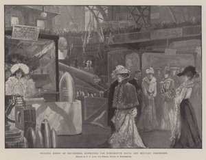 Princess Henry of Battenberg inspecting the Portsmouth Naval and Military Exhibition by Fred T. Jane