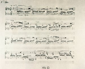 Score of Etudes for Piano Opus 10 by Frederic Chopin