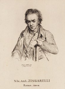 Portrait of the Composer Nicola Antonio Zingarelli
