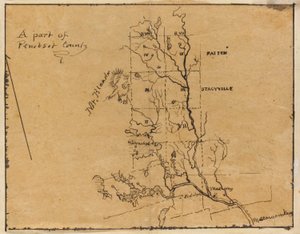 A Part of Penobscot County, Maine by Frederic Edwin Church
