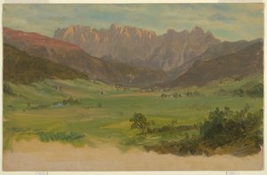 Alpine Valley by Frederic Edwin Church