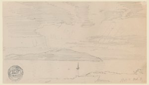 Aurora, Mount Desert Island by Frederic Edwin Church