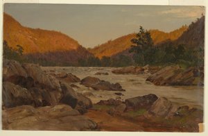 Autumn Landscape in North Carolina by Frederic Edwin Church