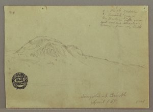 Bare Hill, Acropolis at Corinth, Greece by Frederic Edwin Church