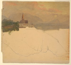 Bavarian Landscape by Frederic Edwin Church