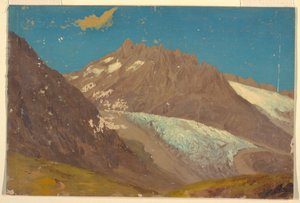 Bavarian or Swiss Alps by Frederic Edwin Church
