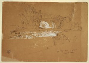 Cascades of the Ausable River, Near Keeseville, New York by Frederic Edwin Church
