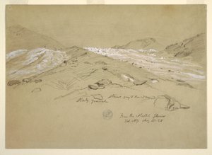 Aletsch Glacier, Bernese Alps, Switzerland, August 28, 1868 by Frederic Edwin Church