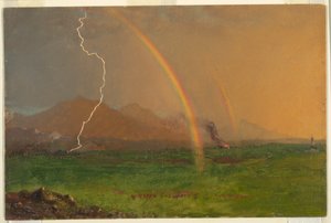 Alpine Scene in Thunderstorm, 1868