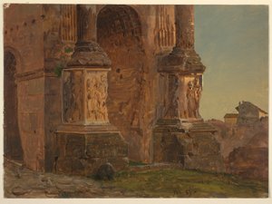 Arch of Septimius Severus, Rome, February 1869 by Frederic Edwin Church