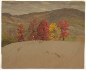 Autumn Landscape in New England, probably October 1865