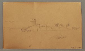 Castle by Harbor, May 29, 1868 by Frederic Edwin Church