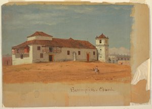Drawing, Church in Barranquilla, Colombia, May 1853
