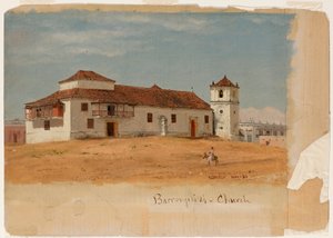 Church in Barranquilla, Colombia, May 1853 by Frederic Edwin Church