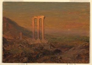 Drawing, Classical Ruins, Syria, May 1868 by Frederic Edwin Church