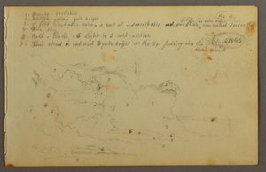 Drawing, Cloud Study, 1844