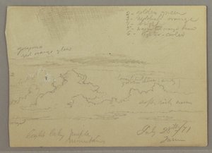 Cloud Study, July 28, 1871 by Frederic Edwin Church