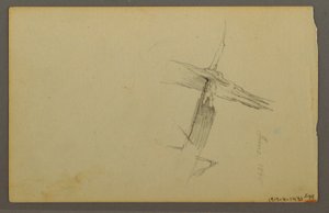 Cloud Study, Hillside, 1844 by Frederic Edwin Church
