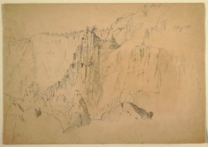Coast with Steep Rocks by Frederic Edwin Church