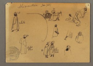 Figure Studies, January 1868 by Frederic Edwin Church