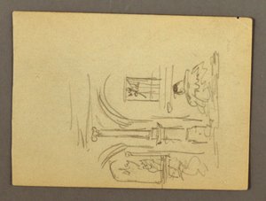 Fragment of a Colonnade, Fountain, possibly 1868–69