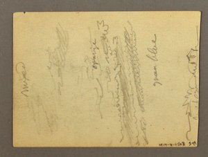 Fragment of a Colonnade, Fountain, possibly 1868–69 by Frederic Edwin Church
