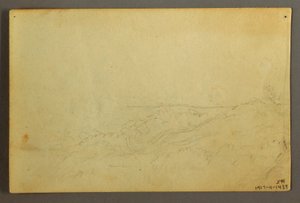 House in the Woods by a Stream, April 1845 by Frederic Edwin Church